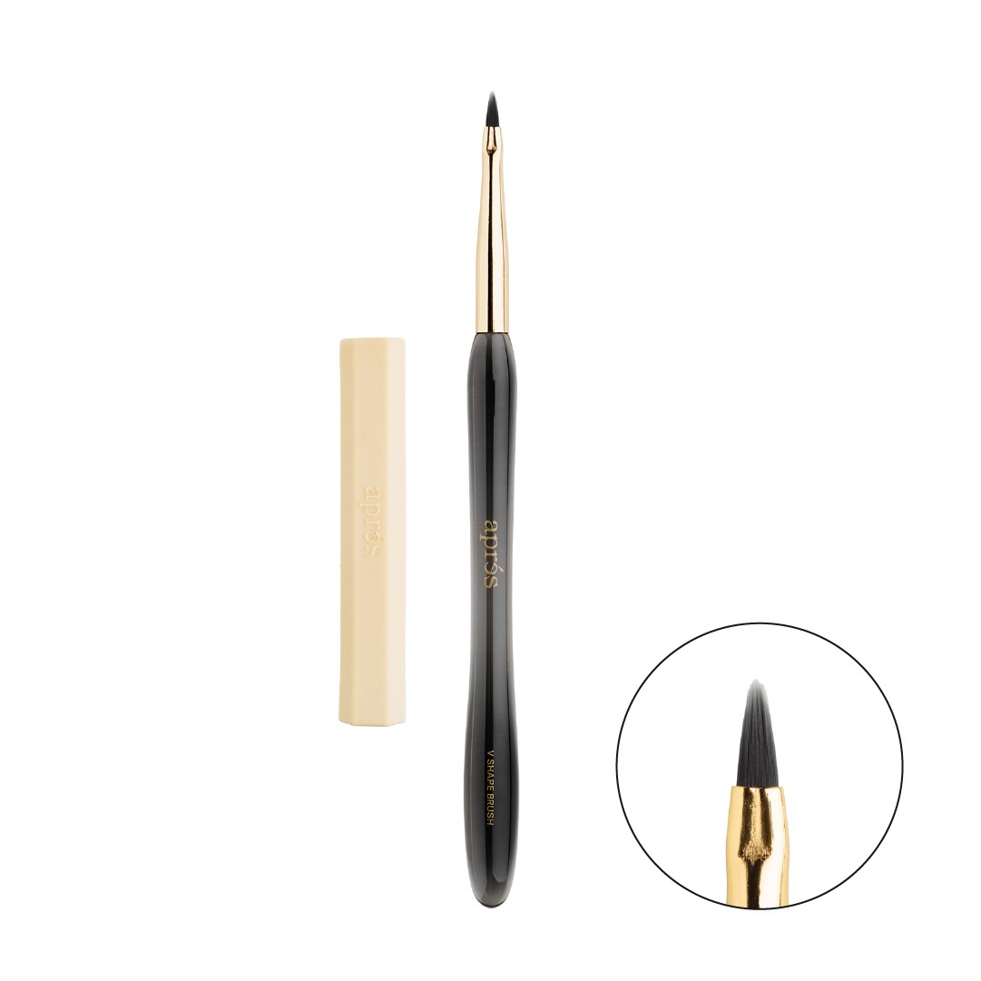  APRÉS V-Shape Brush with a Nude Silicon Cap 
