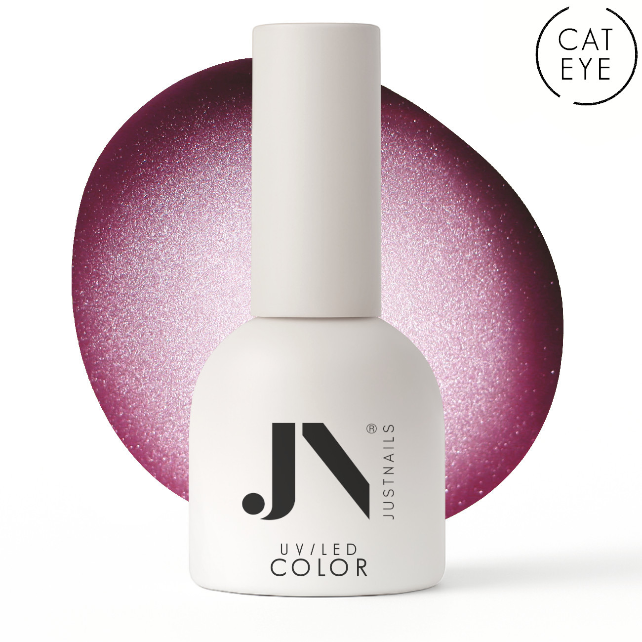  JUSTNAILS Polish Gel Cat Eye - Violet Vendetta