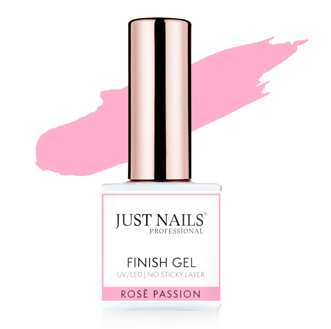 JUSTNAILS Finish no Wipe - Rosé Passion ABVERKAUF