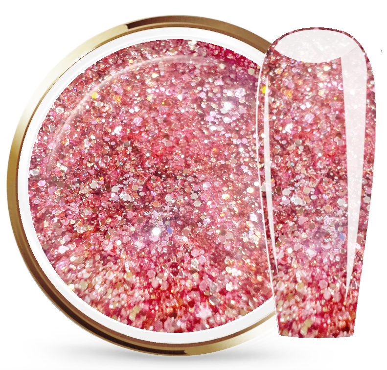 JUSTNAILS Glittergel Champagne Crime