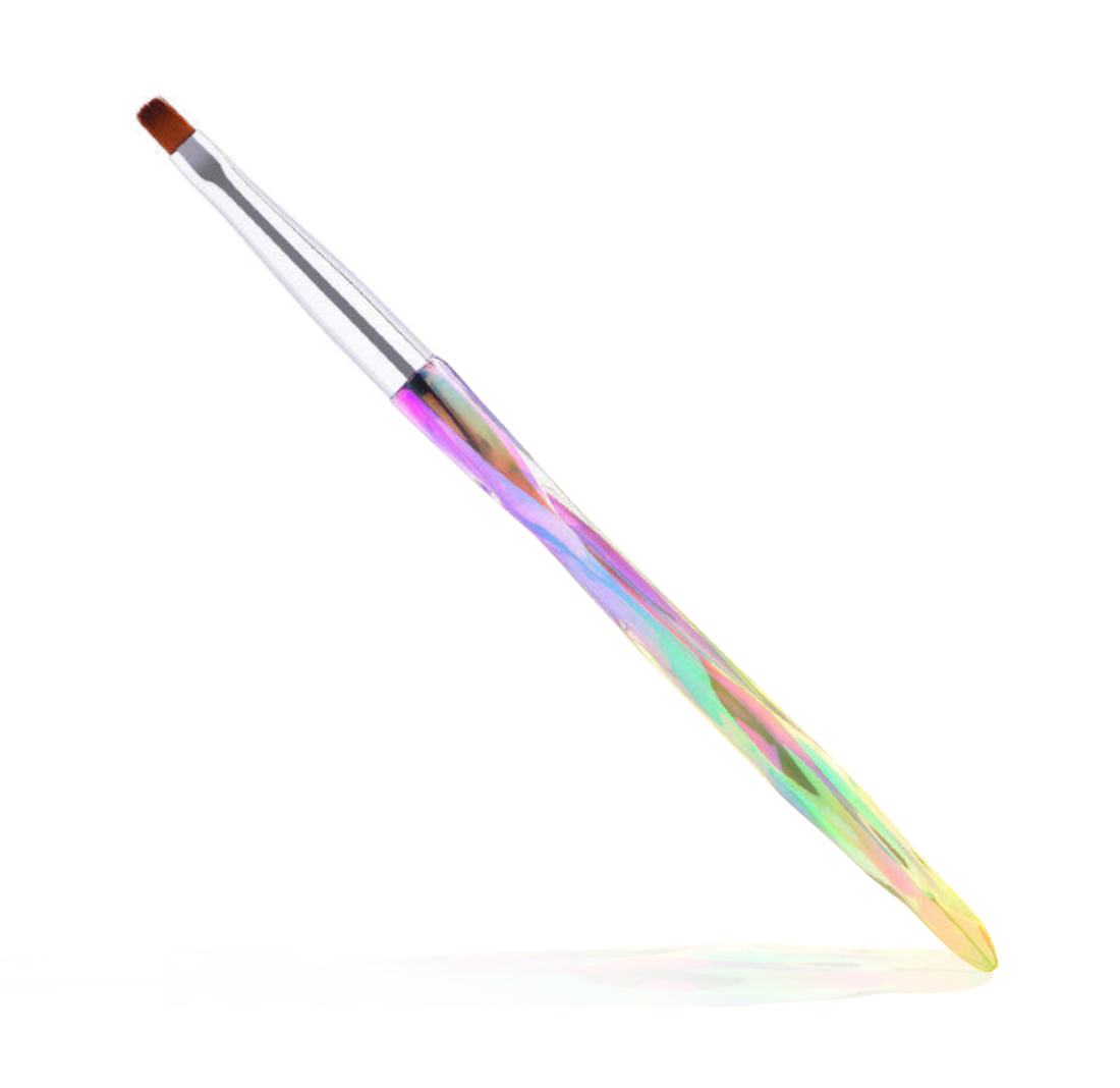 JUSTNAILS Premium Pinsel Square Gr.6  Farbverlauf Diamond