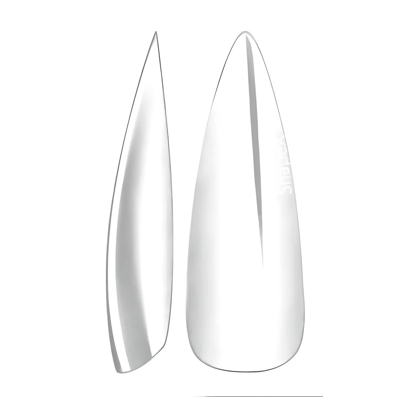 JUSTNAILS ShapeX Fullcover Soft TIPS - Sculpted Long Stiletto
