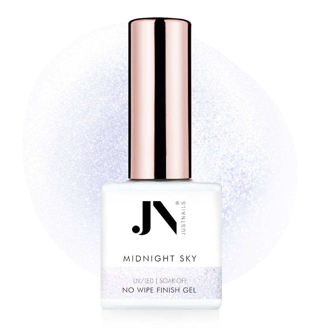  JUSTNAILS No Wipe Finish Gel - Midnight Sky 