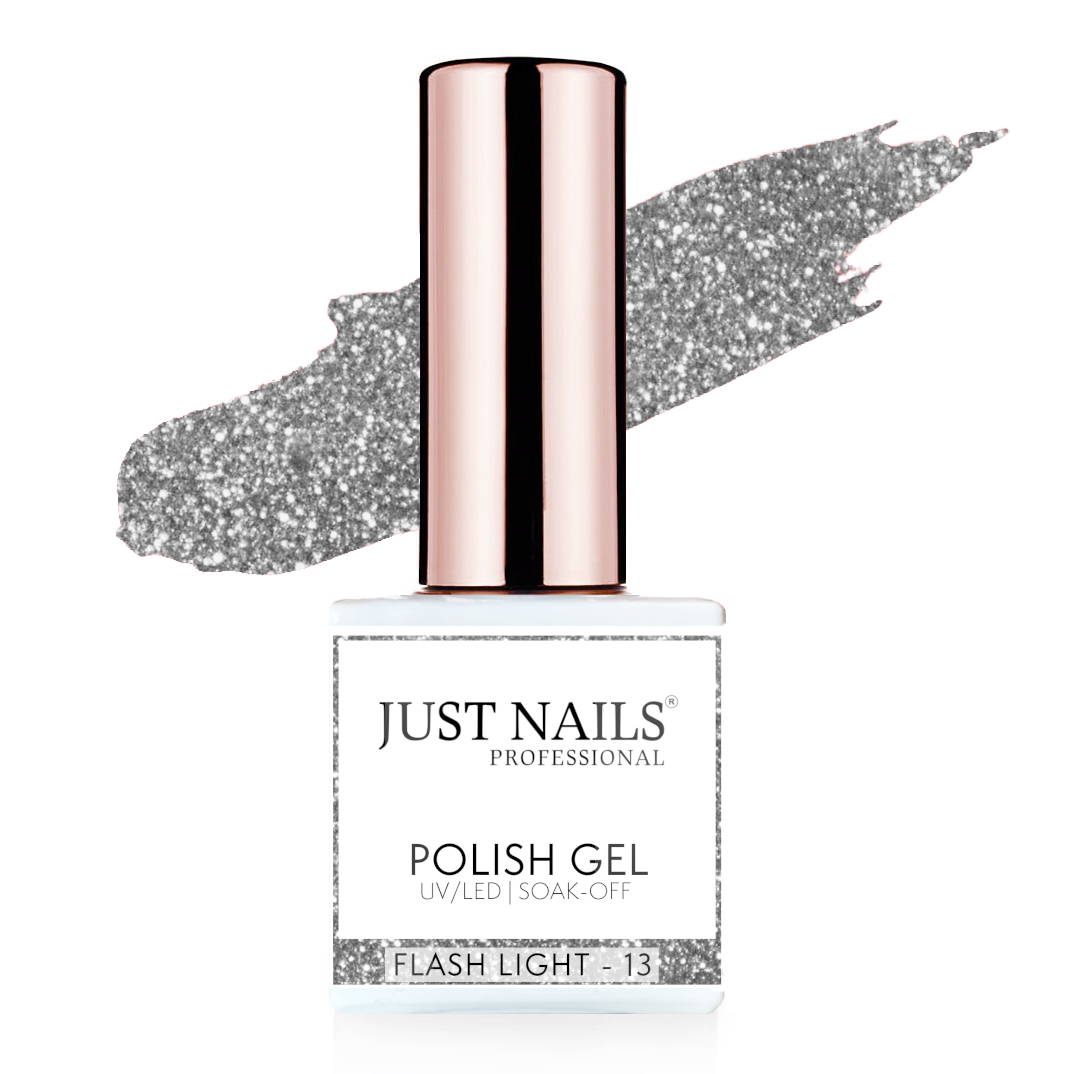 JUSTNAILS Gel Polish Color - Flash Light 13 - Soak-off