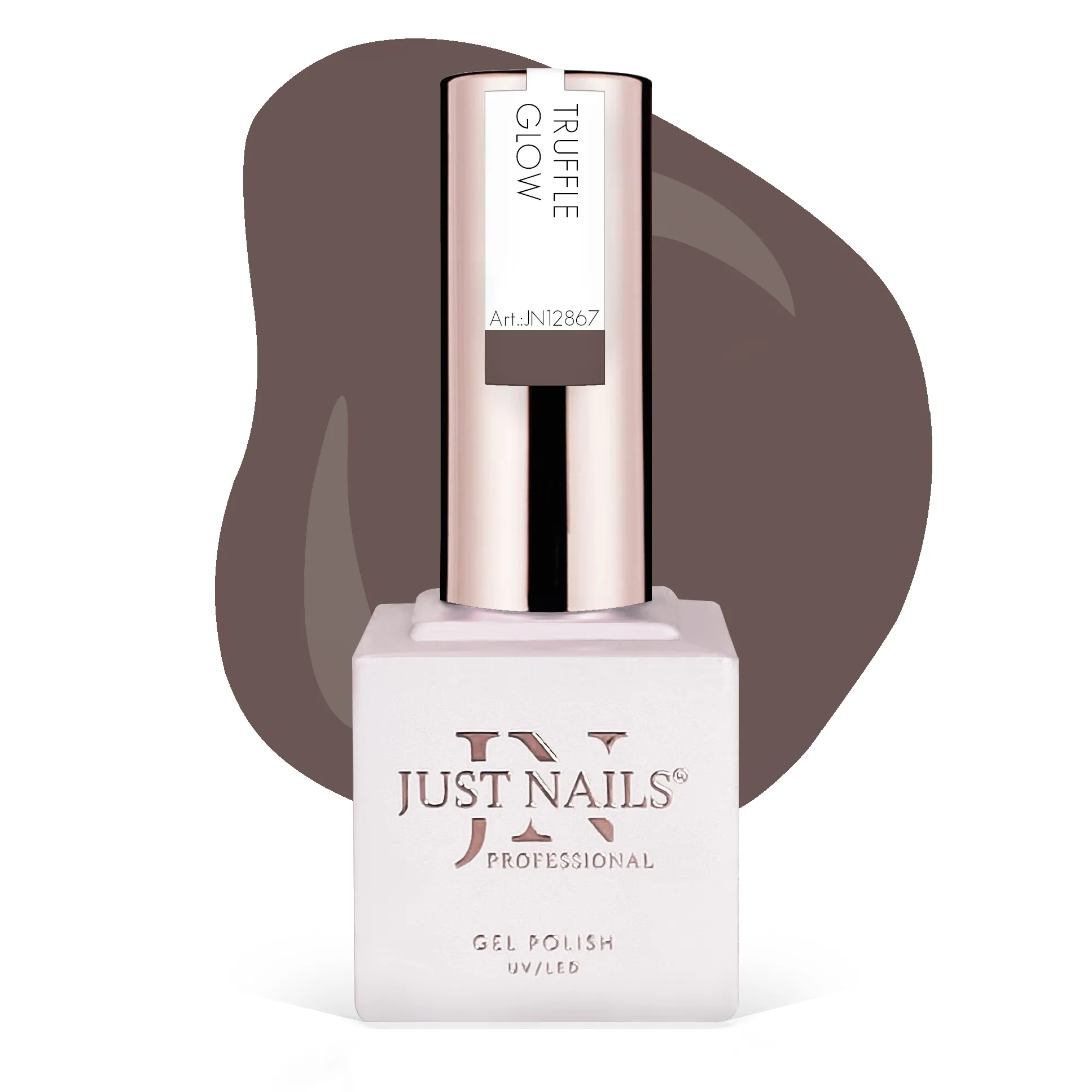 JUSTNAILS Gel Polish Color - TRUFFLE GLOW - Soak-off