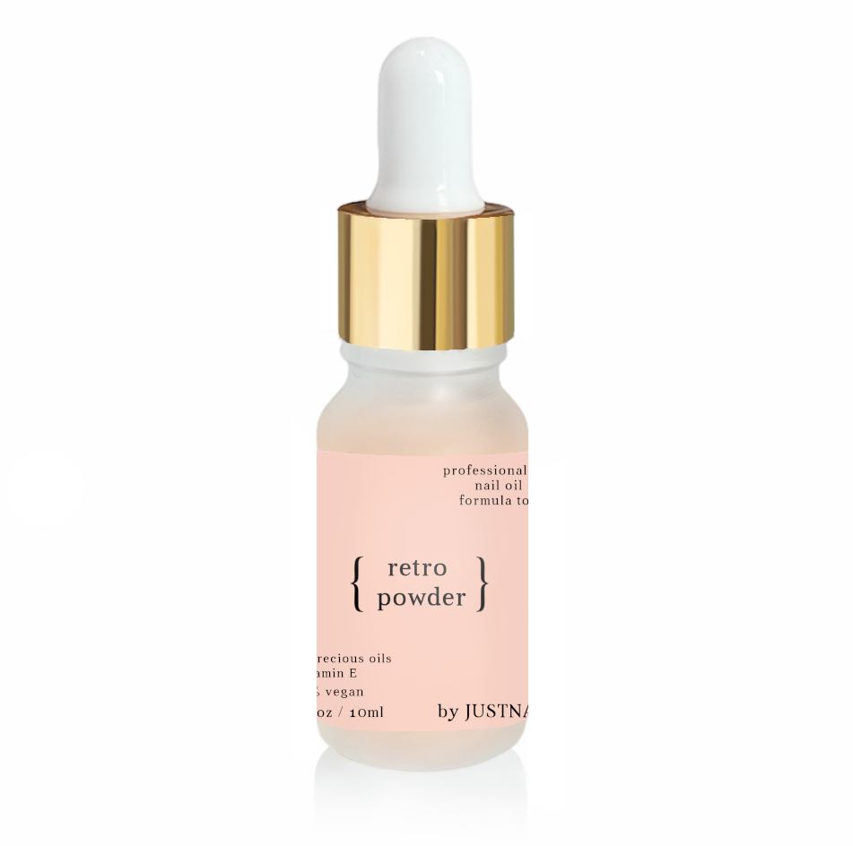 JUSTNAILS Premium Protect Nagelöl - Retro Powder 10ml