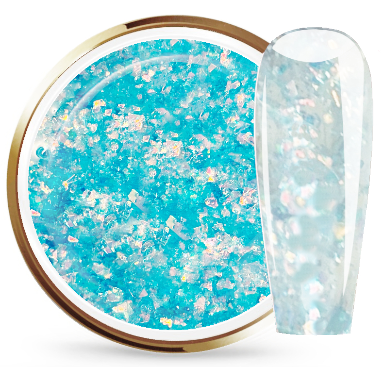 JUSTNAILS Glittergel Angel Flakes