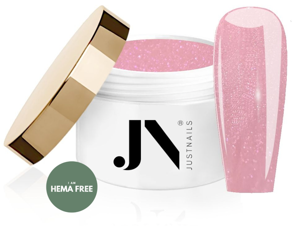 JUSTNAILS PRO Expert Cover Builder Gel - Sparkle Your Heart 