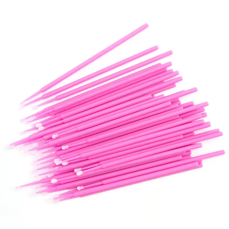 JUSTNAILS Micro Reinigungs Tool rosa Applicator 100 Stk.