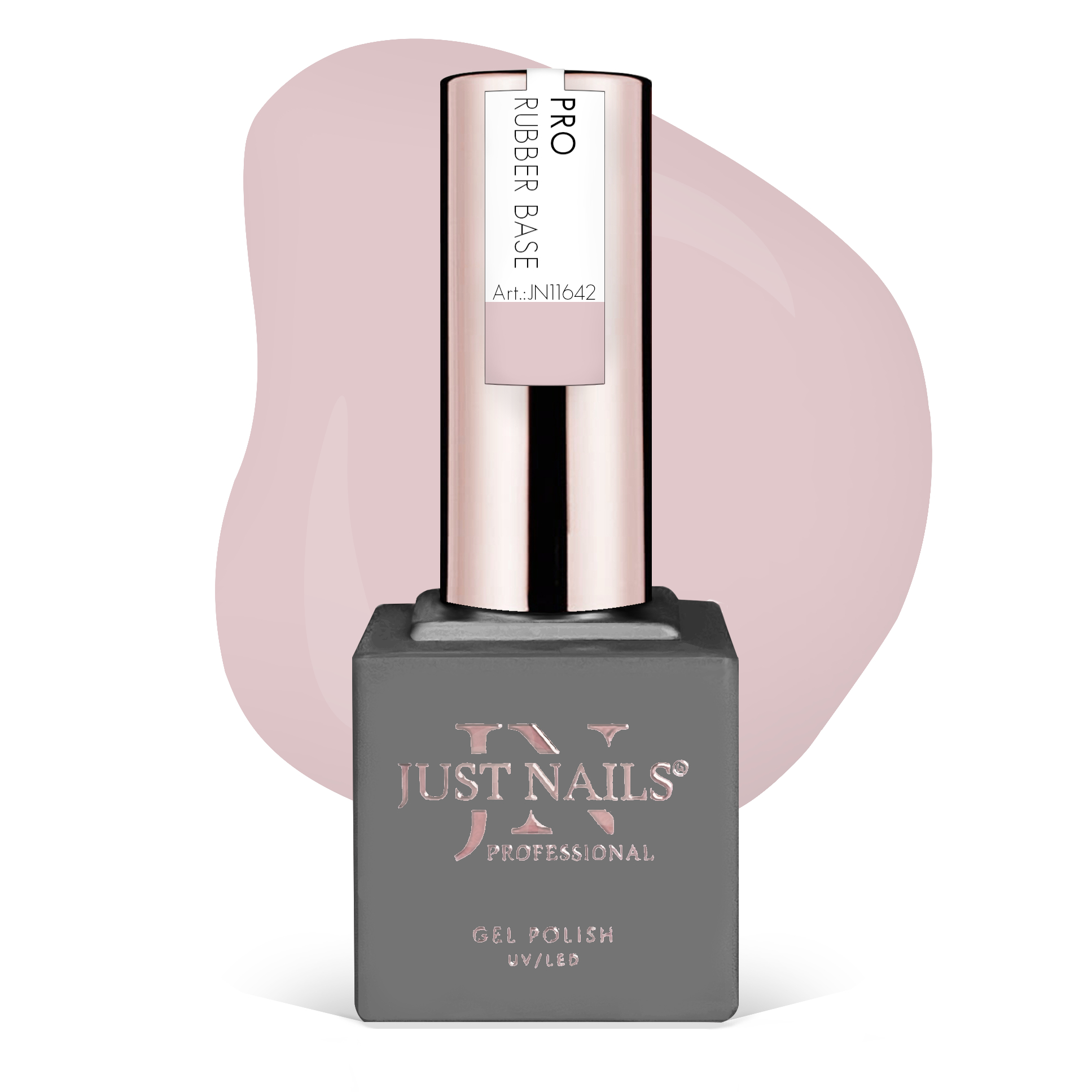 JUSTNAILS PRO RUBBER BASE Builder - CREME DE LA CREME - Hybrid Gel