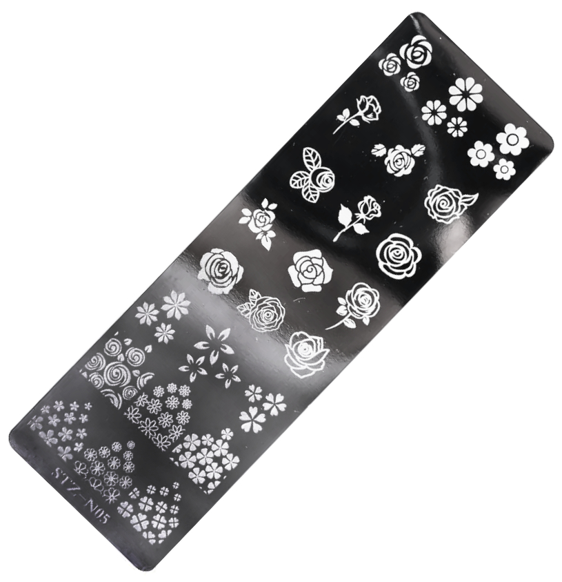 JUSTNAILS Stamping Platte - Floral 05
