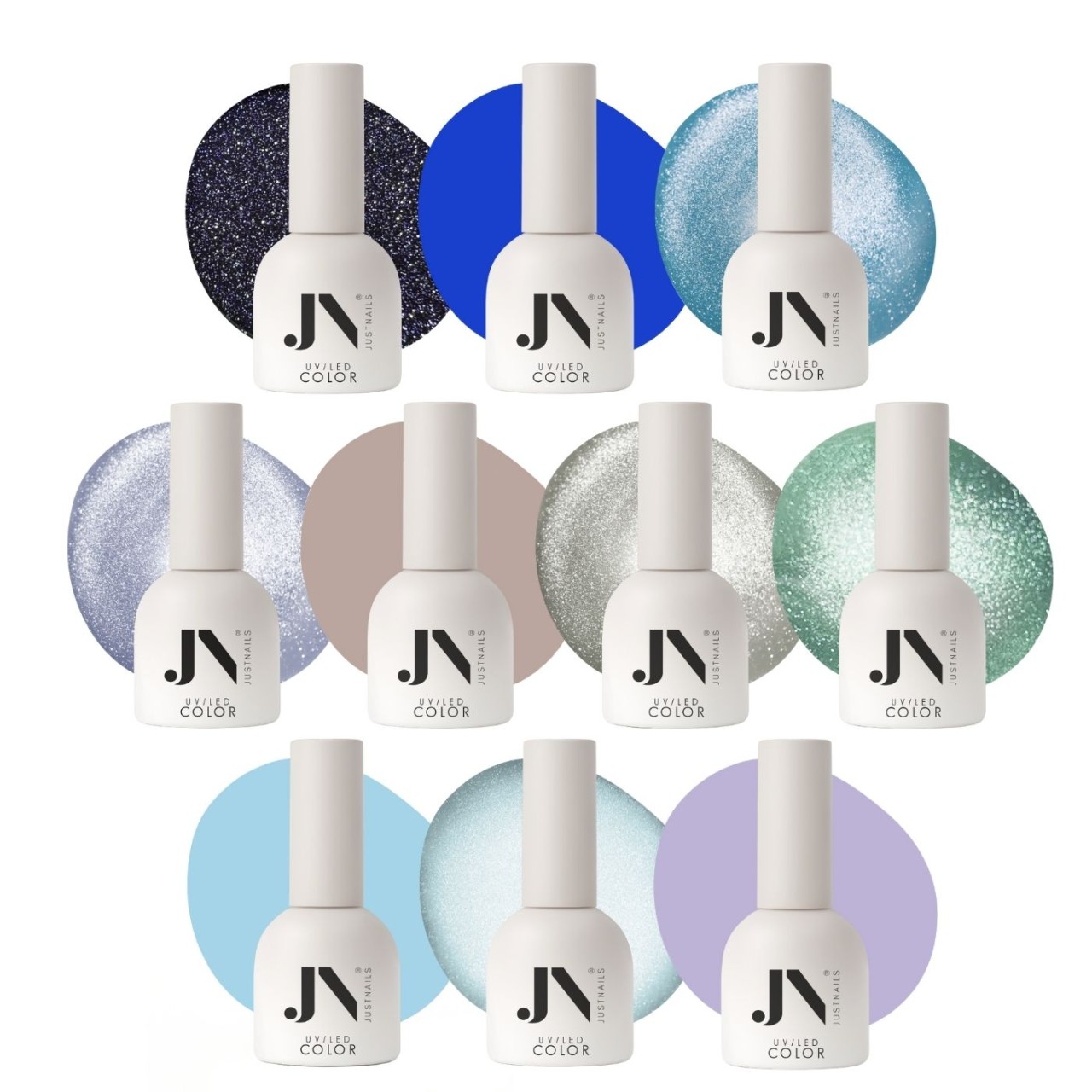  JUSTNAILS Professional Gel Polish Color Winter Wonderland Set