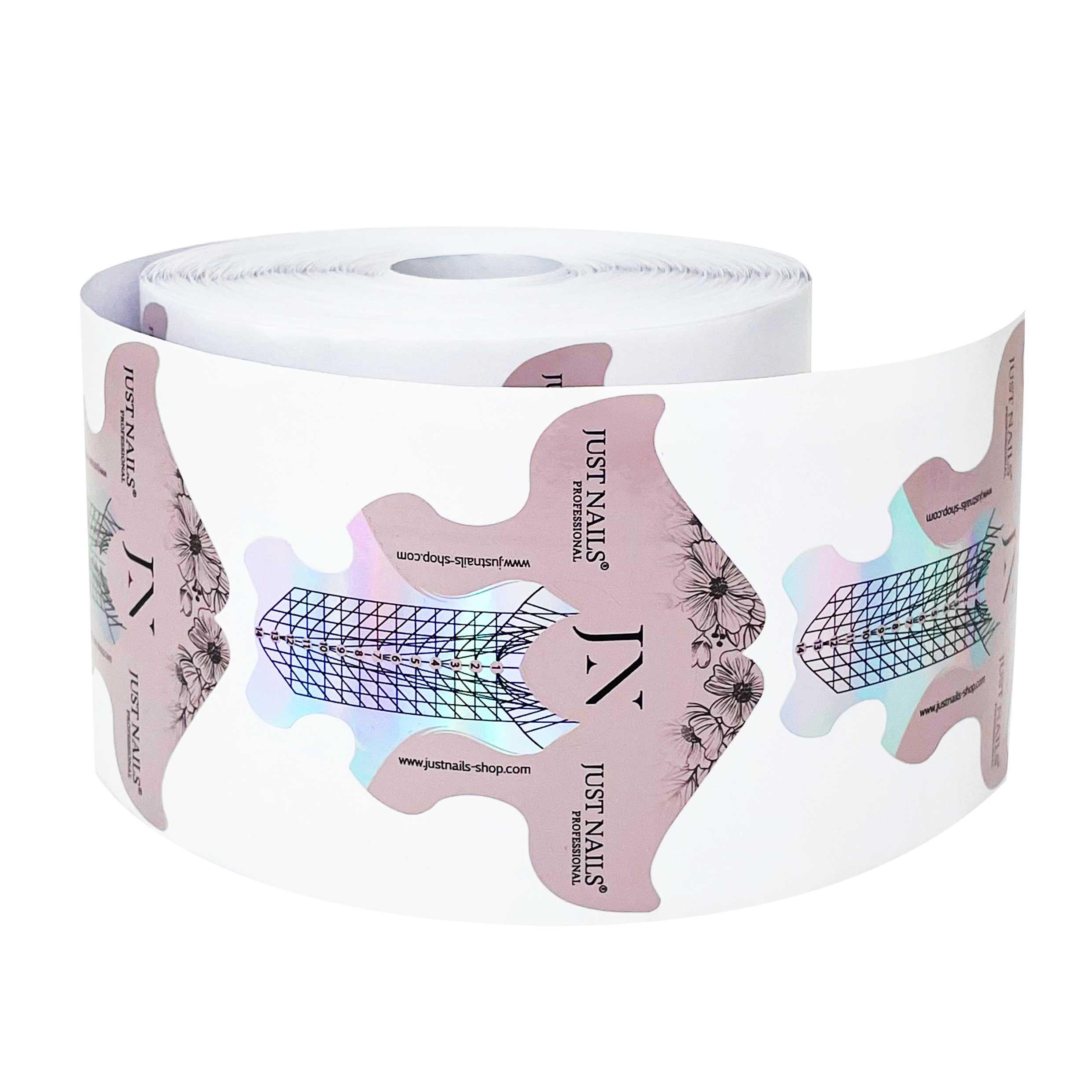 JUSTNAILS 500 Profi Modellier Schablonen long strong Paper