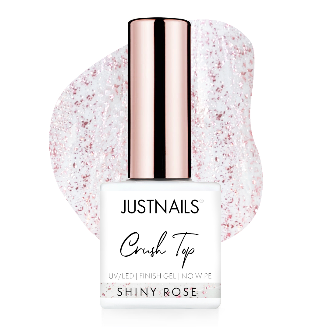 JUSTNAILS Crush Finish no Wipe - Shiny Rose 