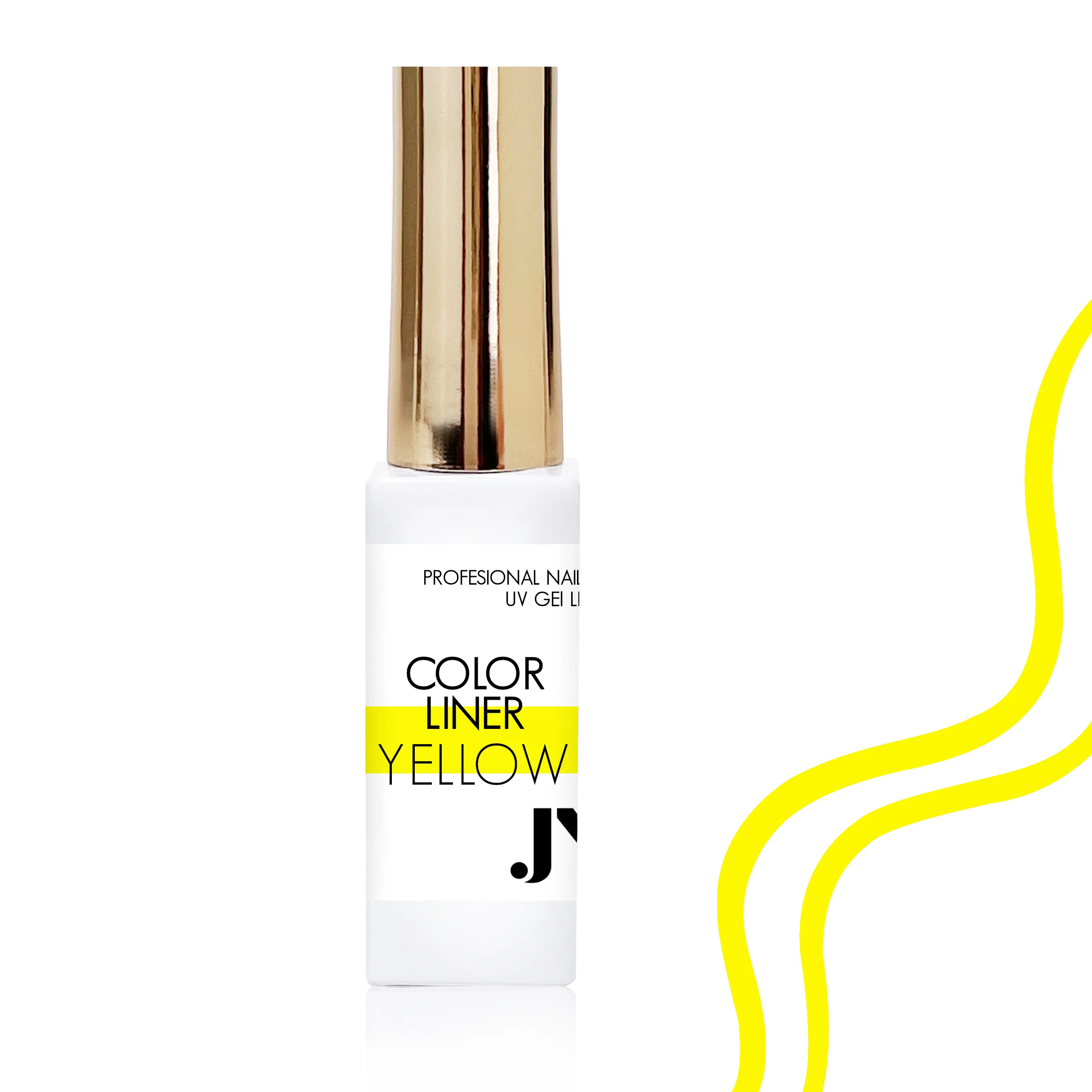 JUSTNAILS Nailart Color Liner Gel - Yellow